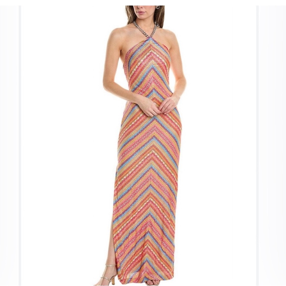 Liv Foster Metallic Dress